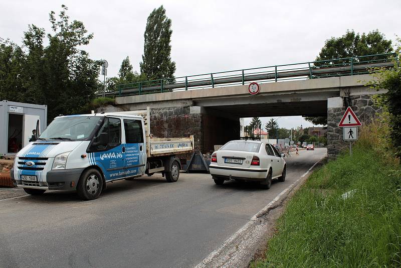 Oprava mostů na silnici I/3 v Benešově - Konopišťská ulice.