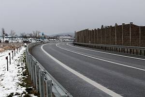 Přeložka silnici I/3 u Olbramovic 27. listopadu 2023.