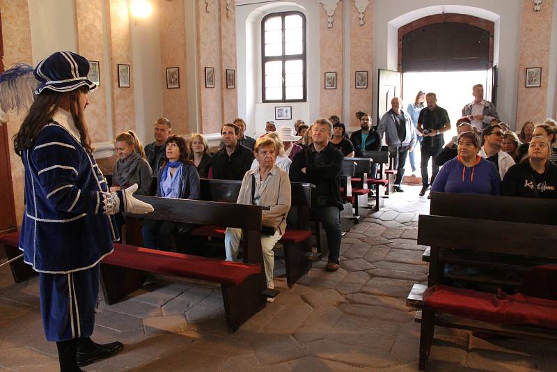 Den otevřených dveří na Komorním Hrádku u Chocerad se konal tradičně během Dnů evropského dědictví.