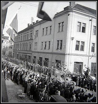 Květen 1945 v Benešově.