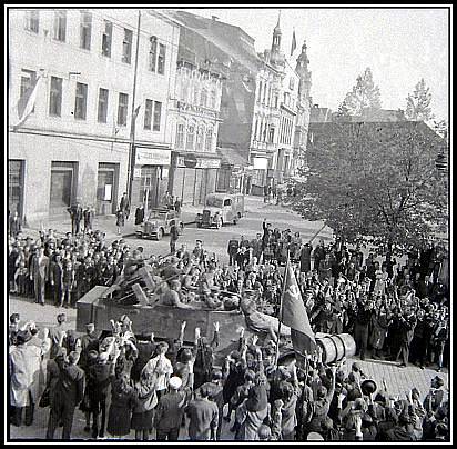 Květen 1945 v Benešově.