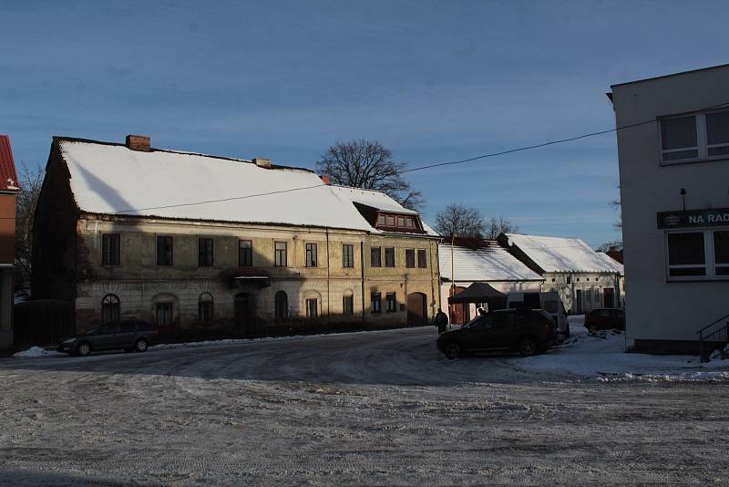 Zima v Maršovicích.