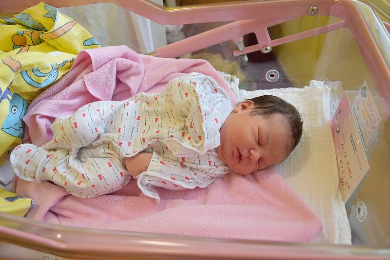 Eliška Slyvka se manželům Janě a Michalovi narodila v benešovské nemocnici 11. září 2022 v 6.17 hodin, vážila 3560 gramů. Doma v Onšově ji čekaly sestry Kamilka (1) a Sofie (9).