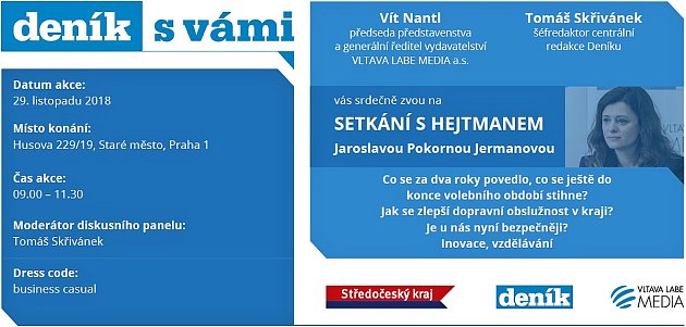 Pozvání na setkání s hejtmankou.