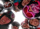 Fotostřípky z lyžařského výcviku v Krkonoších.