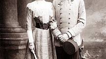 František Ferdinand d´Este a vévodkyně Žofie z Hohenbergu, rozená Chotková zemřeli v Sarajevu při atentátu 28. června 1914. Foto: archiv státního zámku Konopiště