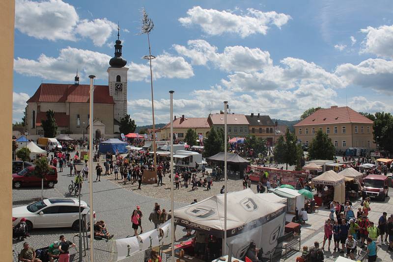 Prčické Vítkovo náměstí 21. května 2022.