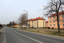 Jílovská ulice v Týnci nad Sázavou.