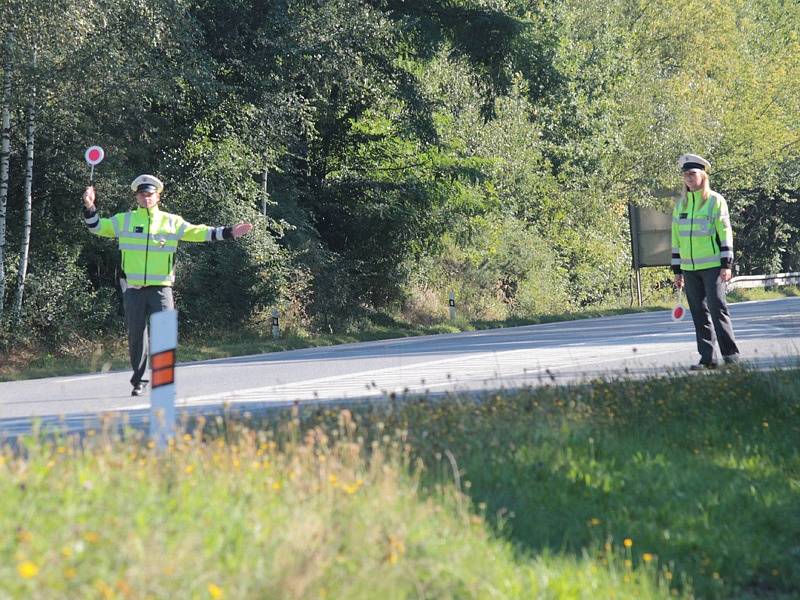 Páteční dopravně bezpečnostní akce na silnicích Benešovska. 