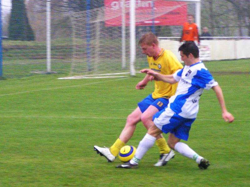 Z fotbalového zápasu FC Graffin Vlašim - SK Slovan Varnsdorf