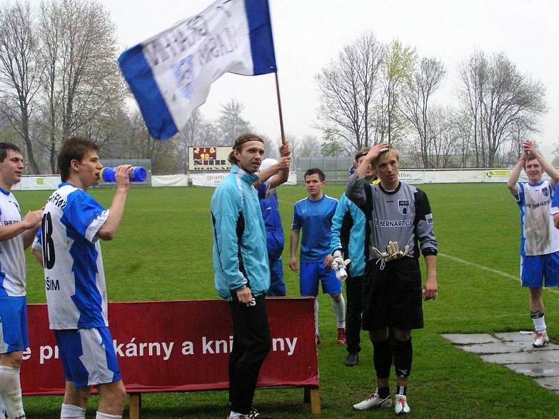 Z fotbalového zápasu FC Graffin Vlašim - SK Slovan Varnsdorf