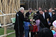 Prezident Miloš Zeman na návštěvě u Andreje Babiše v Čapím hnízdě.