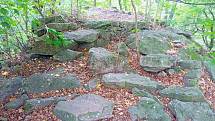 Mohutné kamenné valy jsou pozůstatky keltského oppida z 6. - 5. století př. n. l.
