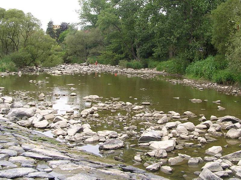 Vodácké tábořiště v Náklí  (Týnec nad Sázavou)