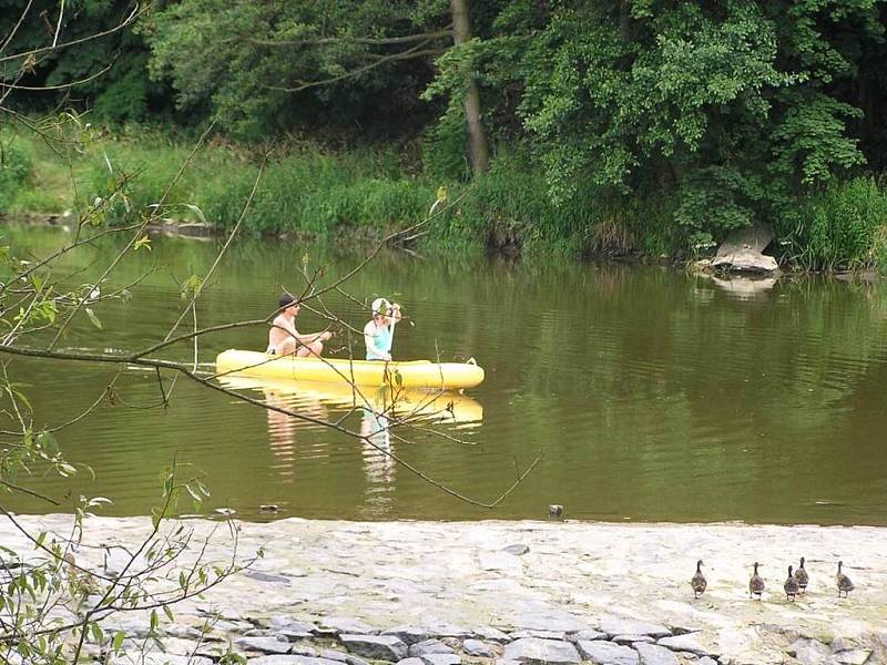 Vodácké tábořiště v Náklí  (Týnec nad Sázavou)