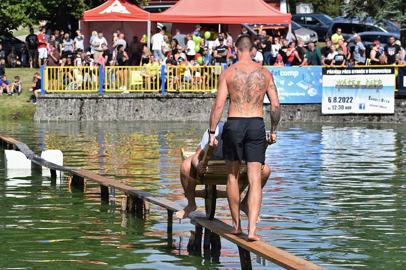 Water cup - přejezd přes rybník v Řimovicích.