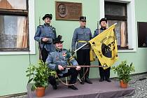 Slavnostní odhalování pamětní desky významného čechtického rodáka Ferdinanda Čenského.