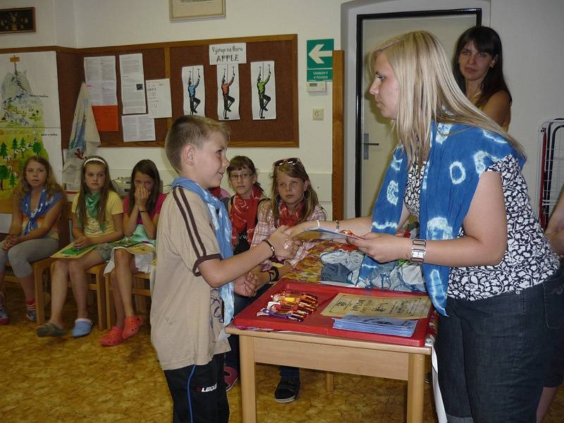 Prázdninové tábory benešovského DDM v Jablonné nad Vltavou.