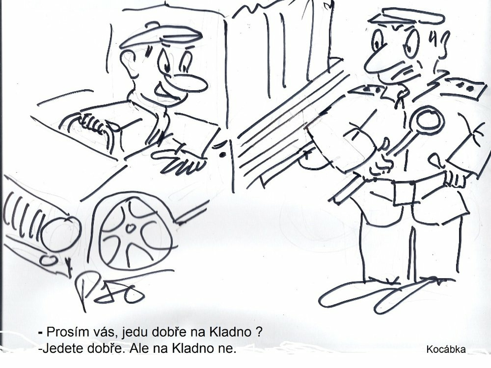 Užijte si nové kreslené vtipy Jiřího Cinkeise a Josefa Pšeničky -  Příbramský deník