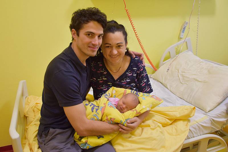 Valerie Šípková se Pavle a Jiřímu narodila v benešovské nemocnici 22. října 2022 v 17.30 hodin, vážila 4360 gramů. Valerie má sestřičky Barboru (12) a Alici (4) a rodina bydlí v Senohrabech.
