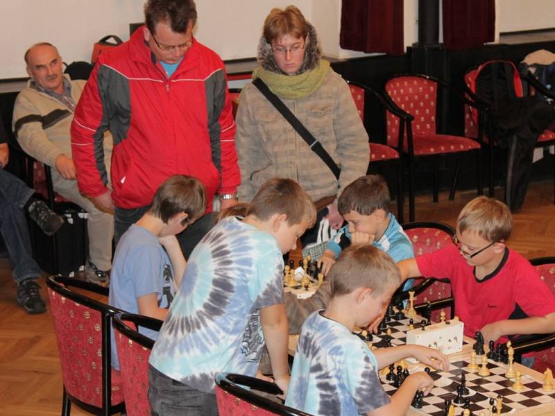 Okresní přebor v šachu žáků.