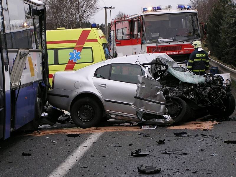 Křižovatka u Pyšelky je jedna z nejnebezpečnějších na celé trase silnice E55.