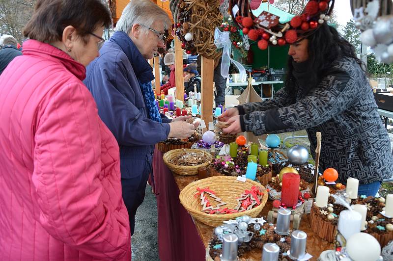 Vánoční trh v Trhovém Štěpánově.