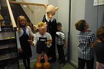 Představení Past na Hurvínka i muzeum loutek se dětem moc líbilo.