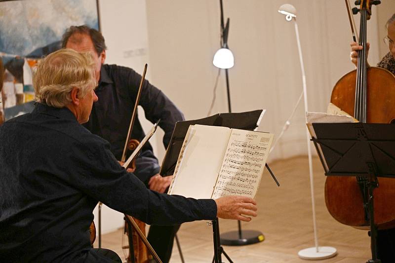 Kvarteto Martinů vystoupilo v Muzeu umění a designu Benešov.