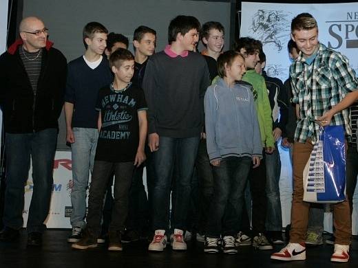 Vyhlašování výsledků soutěže Nejúspěšnější sportovec Benešovska 2012.