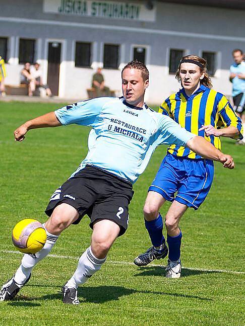 Ze zápasu Struhařov - Olbramovice (2:0)