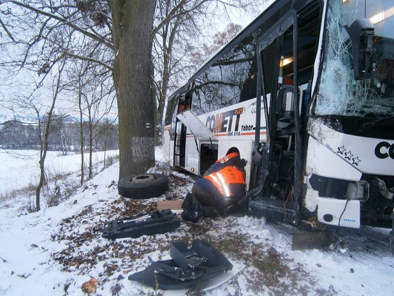 Nehoda v Předbořicích u Kamberka