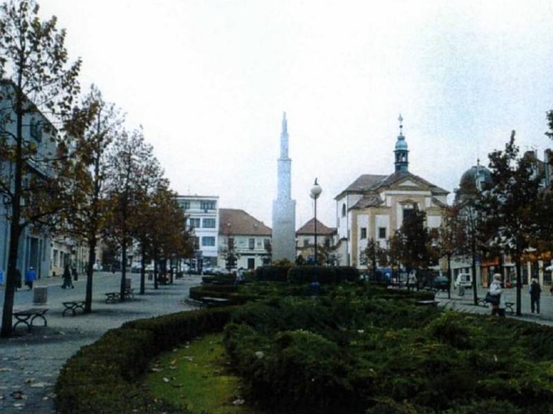 Masarykovo náměstí v Benešově a návrhy na jeho proměnu. 