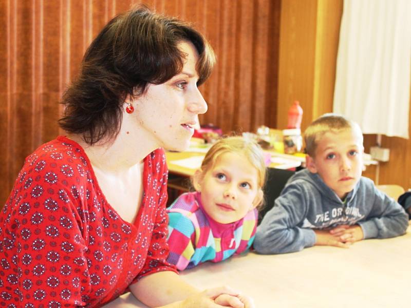 Z návštěvy Církevní základní a mateřské školy Archa v Petroupimi na Benešovsku.