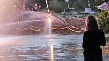Hasičká fontána v Ratměřicích se odehraje v sobotu 22. srpna večer.