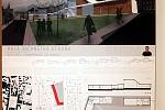 Návrhy studentů architektury ČVUT na proměnu bývalého sídla Compagu v Kaplířově ulici. 