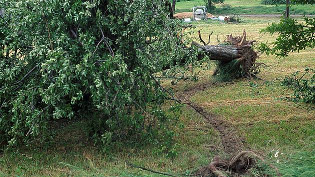 Tornádo na Benešovsku 31. 5. 2001.