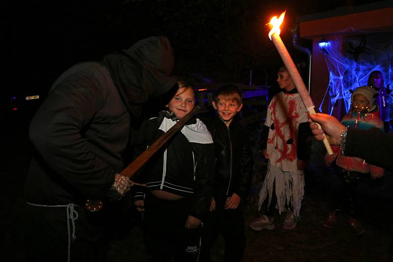 Halloweenská chata u Chocerad.