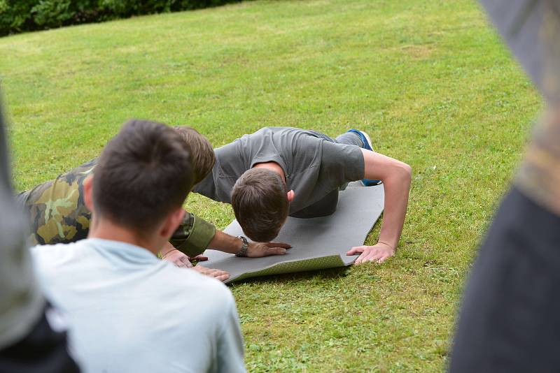 Army test na Konopišti.