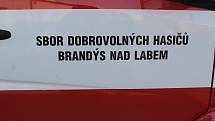 Předávání respirátorů FFP2 ve stanici HZS Benešov ve čtvrtek 25. února.