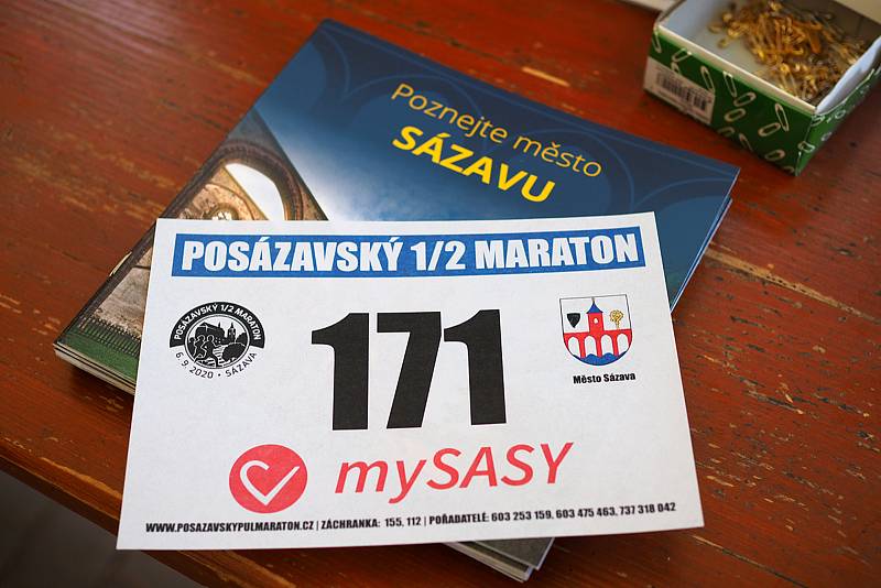 Posázavský 1/2 maraton v Sázavě.
