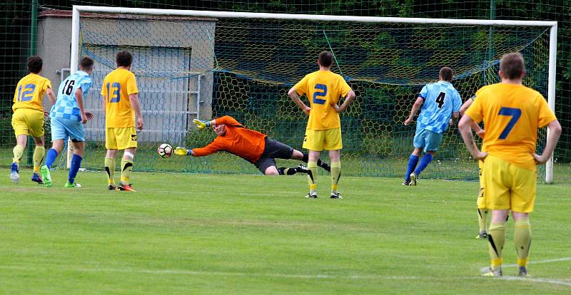 I. B třída: Zruč nad Sázavou - Teplýšovice 2:4.