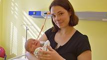 Tobiáš Horák se Marii a Jakubovi narodil v benešovské nemocnici 27. září 2022 6.10 hodin, vážil 4430 gramů. Doma v Ostředku na něj čekala sestřička Sofie (1).