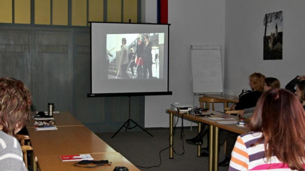 Foto ze semináře Základy správné komunikace s handicapovanými lidmi a seniory