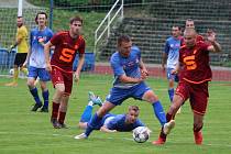 Fotbalisté Votic po šesti výhrách v řadě doma podlehli Poděbradům 0:4.