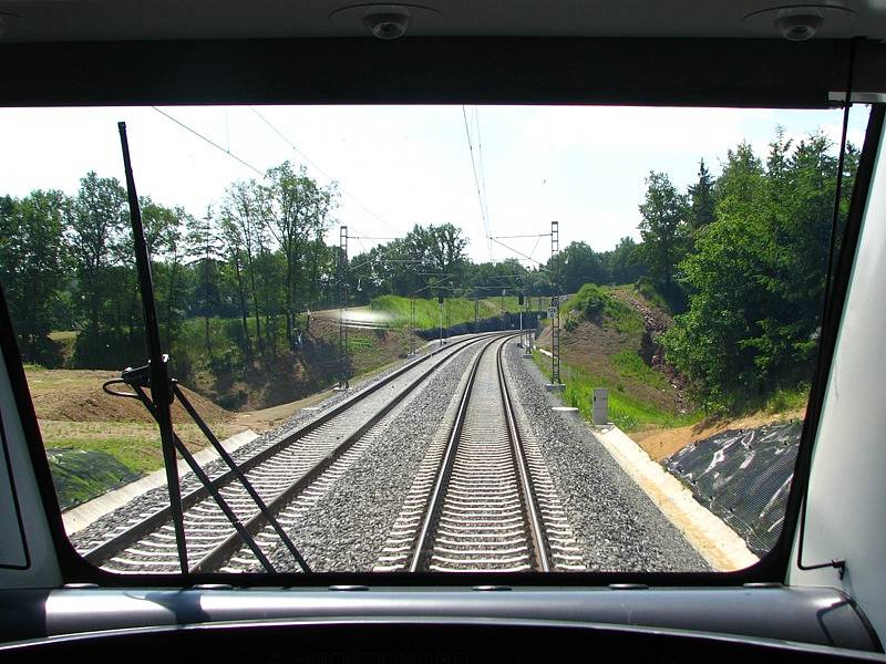 RegioPanter ladně svištěl po koridoru 160 km/h.