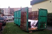 Velkoobjemové kontejnery jsou obyvatelů Vlašimi k potřebě do pondělí 10. ledna. Ilustrační foto.