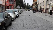 Tyršova ulice v Benešově v pondělí 27. září 2021.
