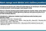 Z prezentace Luďka Sosny, ředitele Odboru strategie Ministerstva dopravy ČR: Rozvoj dopravní infrastruktury do roku 2050.