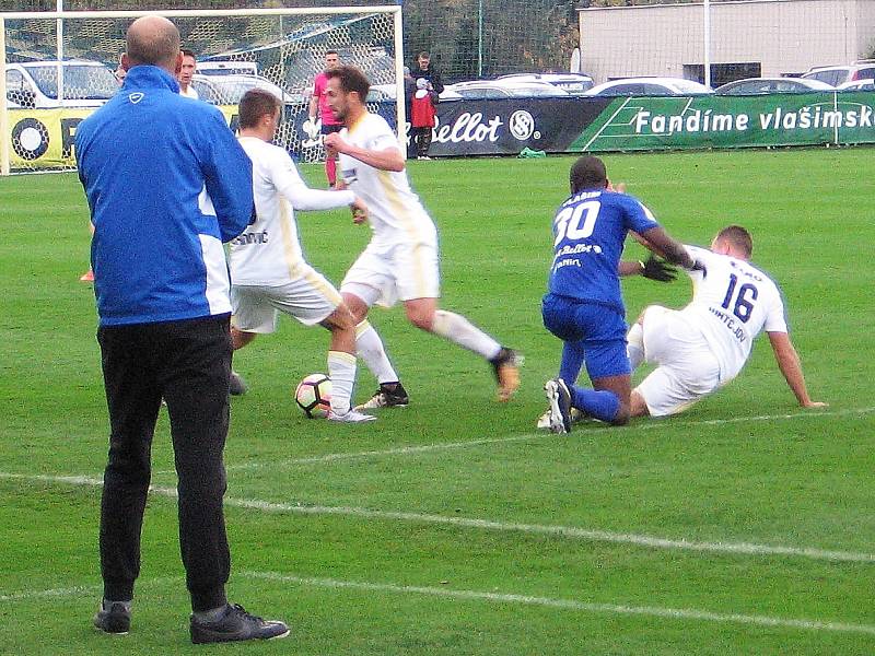 Osmifinále Mol cupu Vlašim - Zlín 1:1 PK 3:5.